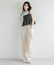 【SALE/62%OFF】LOWRYS FARM デニムシャーリングキャミ ローリーズファーム トップス ベスト・ジレ ブルー ブラック