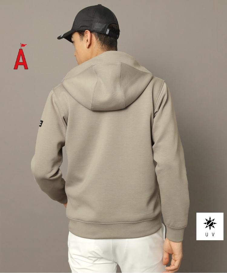 【SALE／30%OFF】ADABAT STREAM UVカット クールタッチスムースパーカ アダバット トップス パーカー・フーディー ピンク ブラック【送料無料】