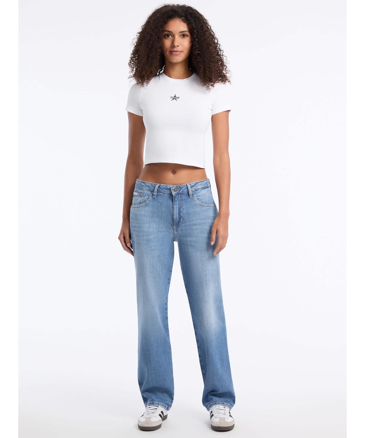 GUESS JEANS デニムパンツ ワイドジーンズ (W)G13 Low Rise Extra Wide ゲス パンツ ジーンズ・デニムパンツ ブルー
