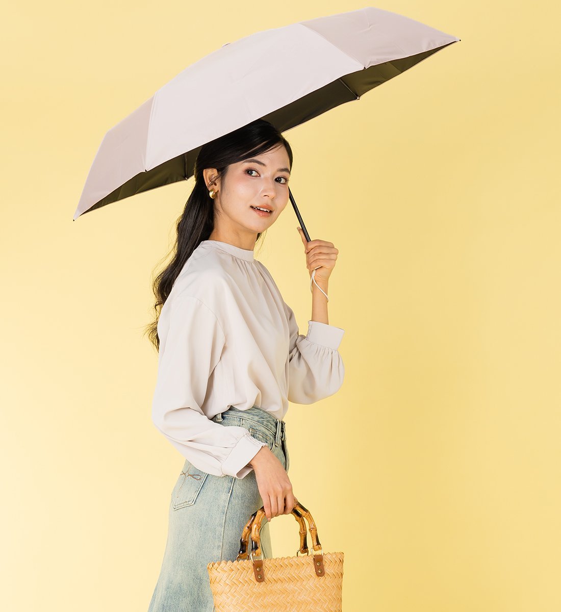 KIZAWA 日傘 折りたたみ傘 形状記憶 コンパクト 完全遮光 UVカット 晴雨兼用 雨傘 ...