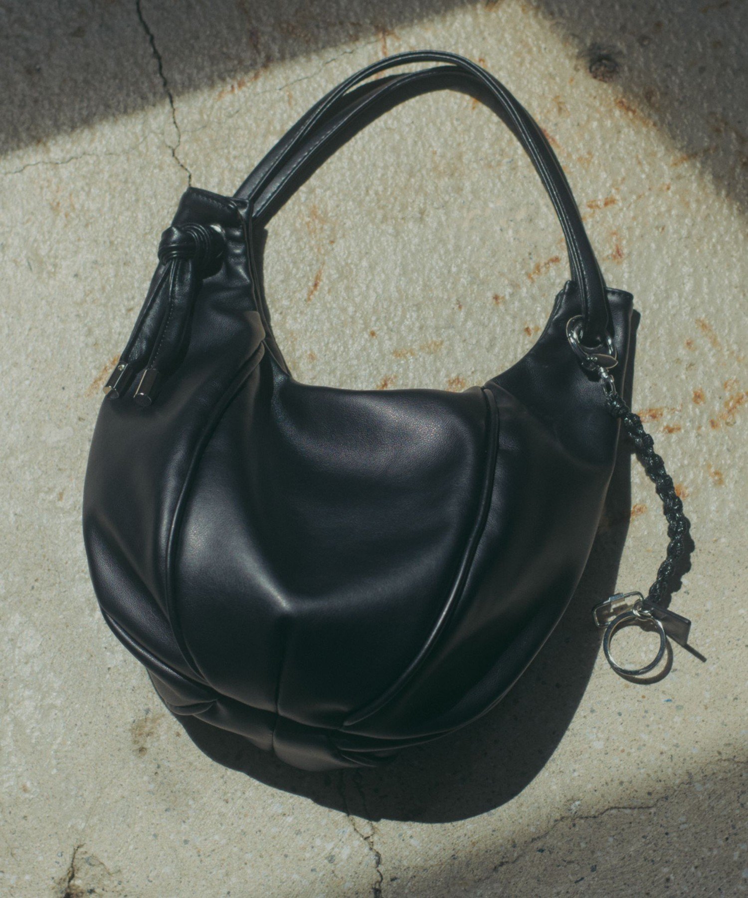 UNITED ARROWS green label relaxing 【WEB限定】＜COMERU＞FOLD フォールド ショルダーバッグ ユナイテッドアローズ グリーンレーベルリラクシング バッグ ショルダーバッグ ブラック【送料無料】