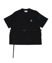 【SALE／30 OFF】FACETASM (U)BELTED BIG TEE ファセッタズム トップス カットソー Tシャツ ブラック ホワイト【送料無料】