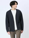 【SALE/50%OFF】m.f.editorial 着流しカーデ&半袖Tシャツ アンサンブル タカキュー トップス アンサンブル ブルー グリーン グレー
