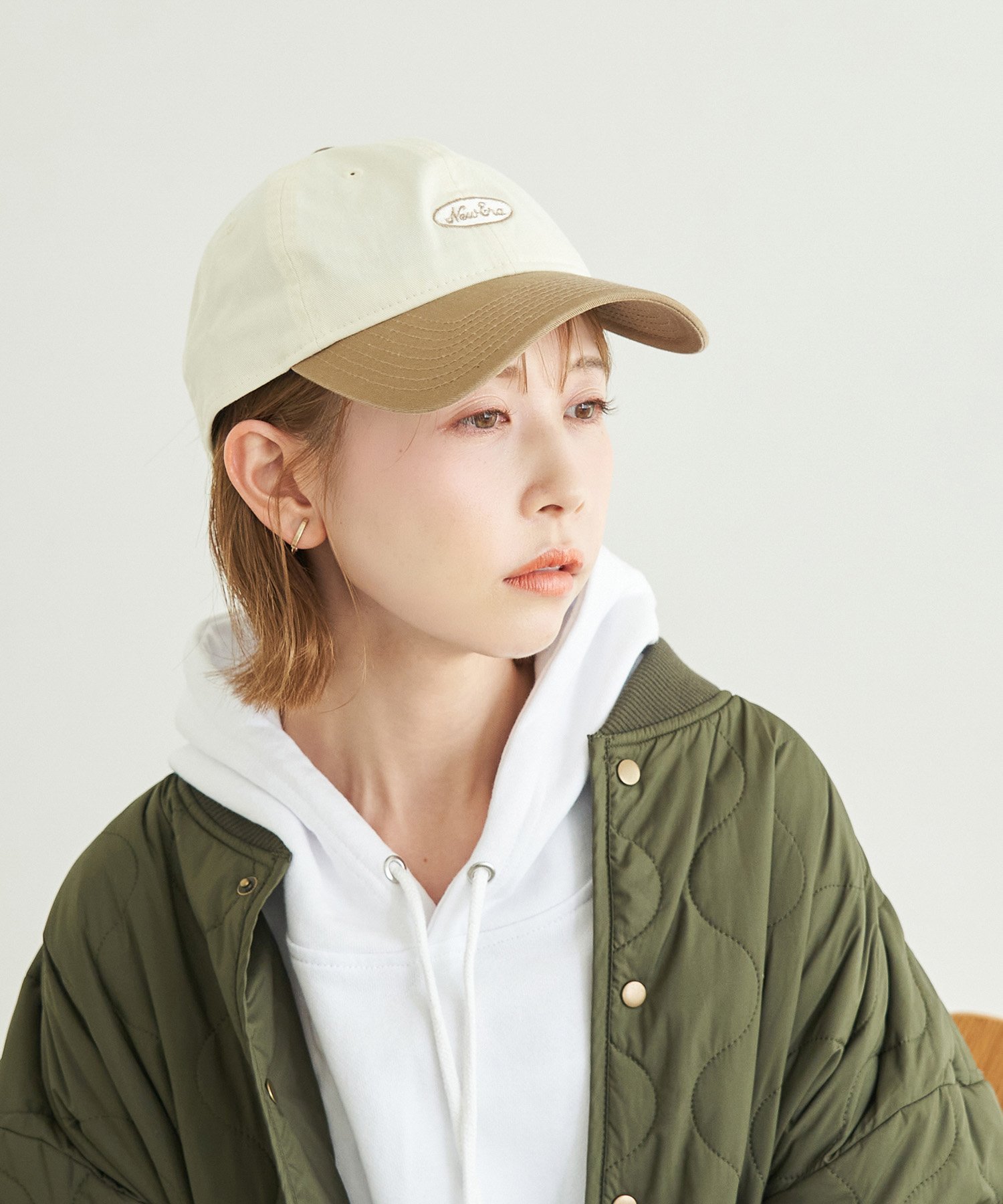 ROPE 039 PICNIC PASSAGE 【NEWERA(R)/ニューエラ別注】9TWENTY Easy Snap oval logo cap ロペピクニック 帽子 キャップ ベージュ ネイビー ブルー【送料無料】