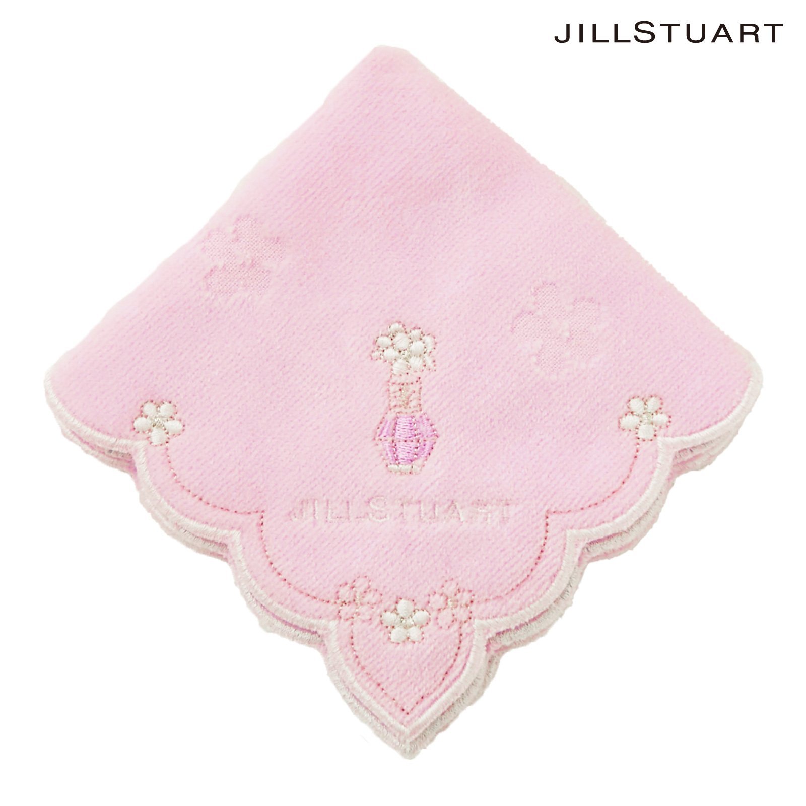 JILL STUART JILL STUART(ジルスチュアート) タオルハンカチ インターモードカワベ ファッション雑貨 ハンカチ・ハンドタオル ピンク ホワイト
