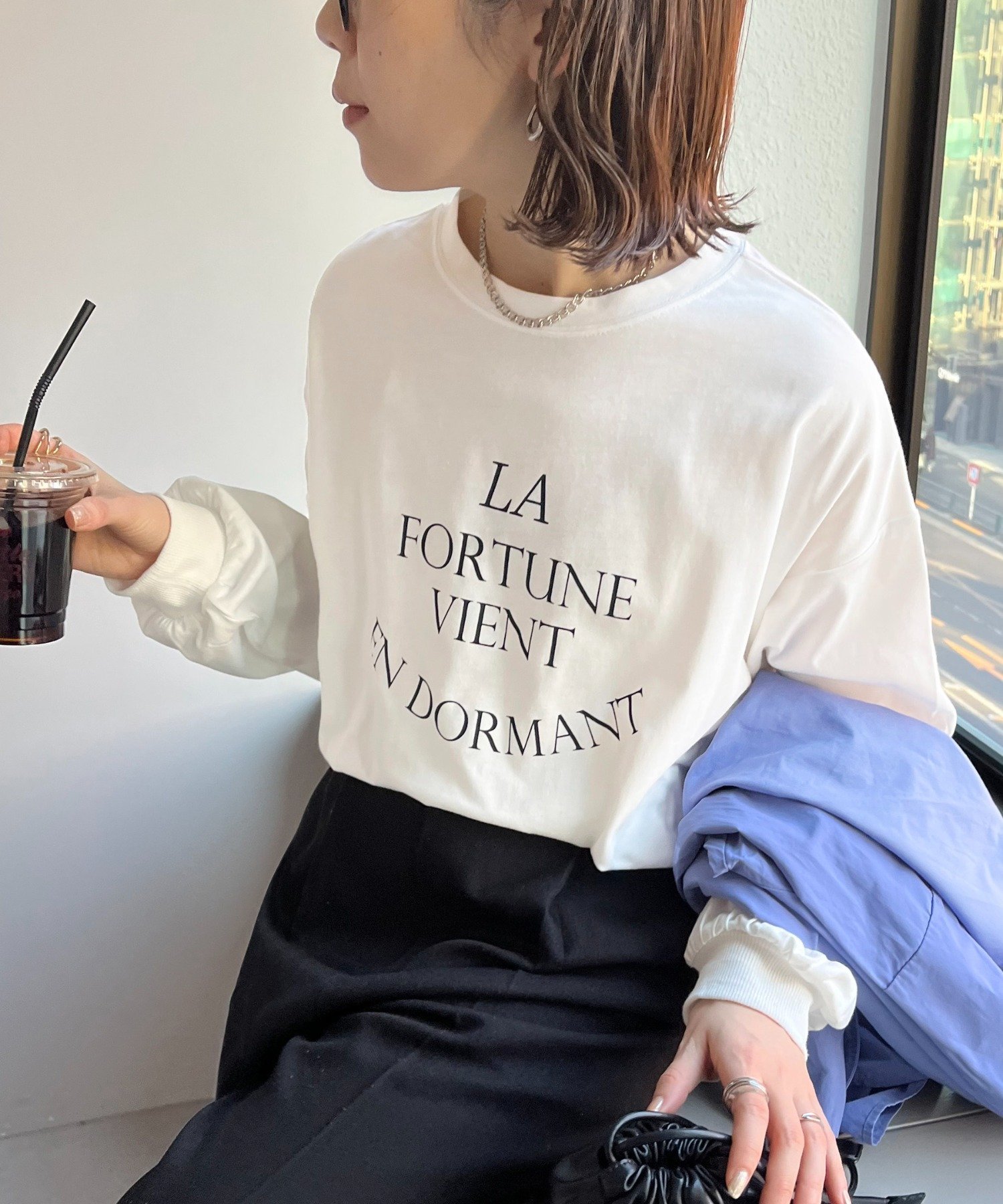 Discoat 【WEB限定】アーチロゴビックTシャツ ディスコート トップス カットソー・Tシャツ ピンク ホワイト ブラック【送料無料】のサムネイル