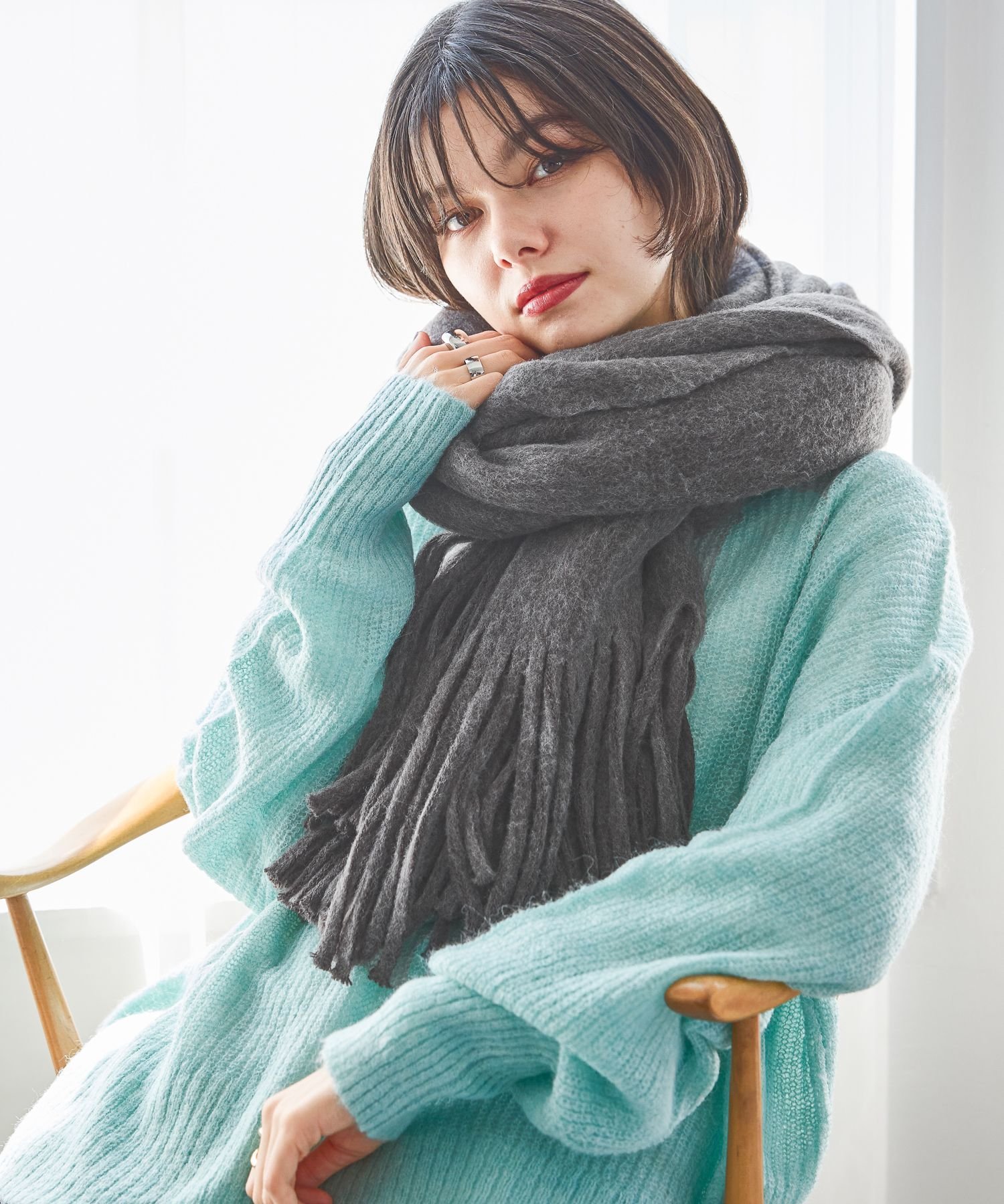 niko and ... オリジナルラッセルストール ニコアンド ファッション雑貨 マフラー・ストール・ネックウ..