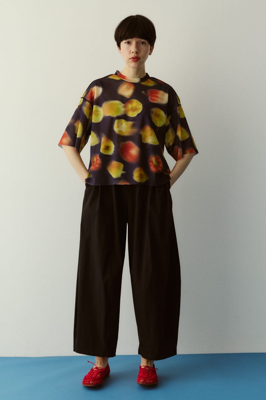 HeRIN.CYE Many tuck cocoon pants ヘリンドットサイ パンツ その他のパンツ ピンク ホワイト ブラック