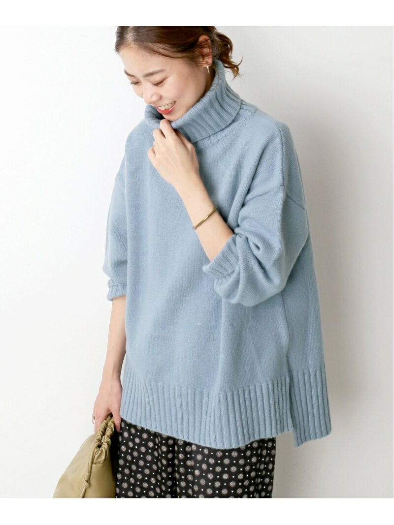 【SALE／20%OFF】JOURNAL STANDARD relume HAMILTON AIR タートルネックプルオーバー ジャーナル スタンダード レリューム トップス ニット ホワイト イエロー ブルー グレー【送料無料】のサムネイル