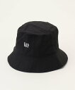 【SALE/40%OFF】GAP (K)Gapロゴ バケットハット (キッズ) ギャップ 帽子 ハット ブラック