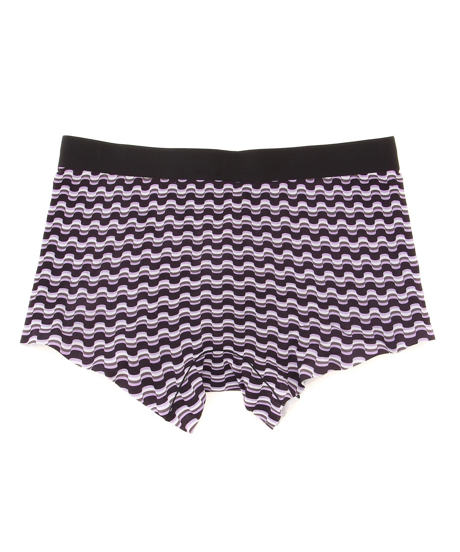 pierre cardin/ピエールカルダン ラボレーヨンベア天WaveインクジェットPTボクサーパンツ ボディライフ インナー・ルームウェア ボクサーパンツ・トランクス ブラック