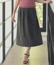 【SALE/50%OFF】J.PRESS 【洗える・撥水・接触冷感】アウトフィッター バルーン スカート ジェイプレス スカート ロング・マキシスカート グレー ブラック【送料無料】