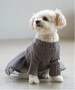 【SALE/20%OFF】petit main 【DOG】チュールスカートドッキングワンピ ナルミヤオンライン ペット用品 ペットウェア・ペット服 ピンク ブラ...