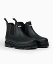 AIGLE 防水 厚底 ソフトレイン ファー サイドゴアラバーブーツ / ウィンターブーツ エーグル シューズ・靴 レインシューズ・ブーツ ブラック グリーン【...