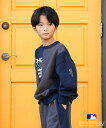 【SALE/52%OFF】and D.petitmain 【MLB】切替ビッグスウェット ナルミヤオンライン トップス スウェット・トレーナー グレー ネイビー