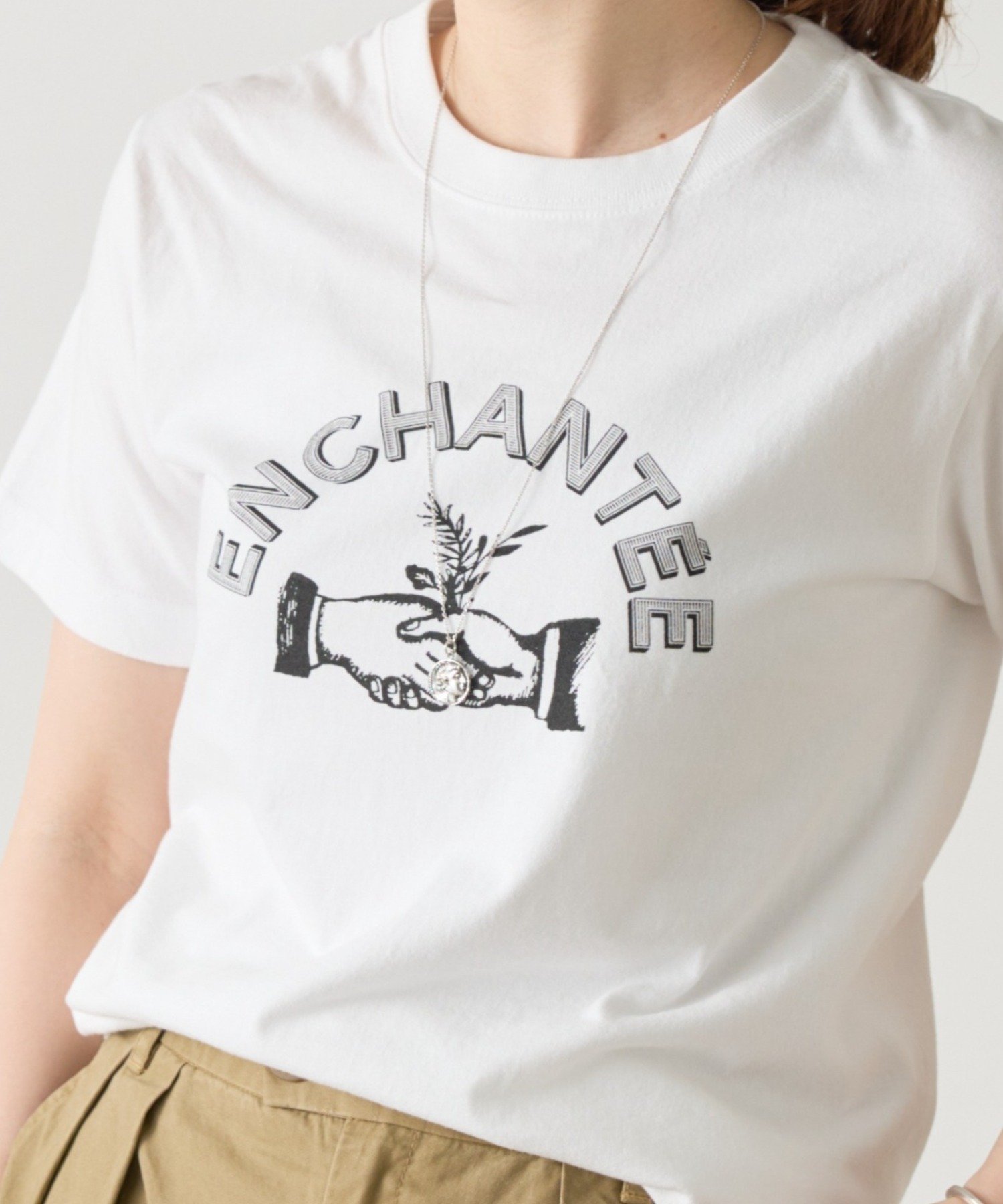 【SALE／5%OFF】BEARDSLEY 《FRIPIER》アンシャンTee ビアズリー トップス カットソー・Tシャツ ホワイト【送料無料】