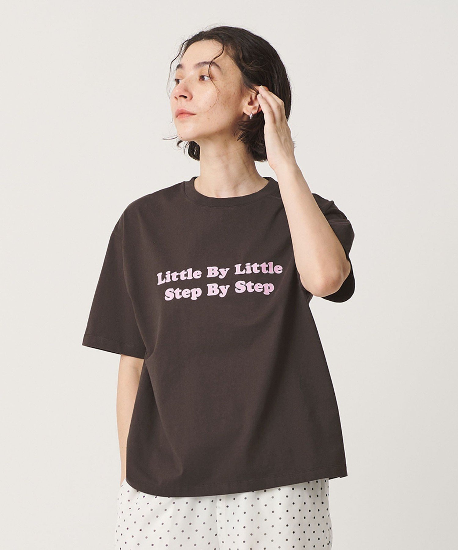 【別注】＜OAFISH＞ワイド ショートスリーブTシャツ ビューティー＆ユース ユナイテッドアローズ トップス カットソー・Tシャツ ブラウン