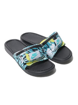 NIKE NIKE BENASSI JDI FANNY PACK PRINT アトモスピンク シューズ サンダル/ミュール グリーン【送料無料】