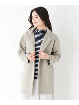 【SALE/60%OFF】esche ダンボールジャージアウター ワールドオンラインストアセレクト コート/ジャケット ブルゾン カーキ ブラウン ネイビー【送料無料】