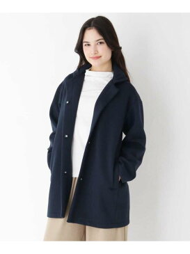 【SALE/60%OFF】esche ダンボールジャージアウター ワールドオンラインストアセレクト コート/ジャケット ブルゾン カーキ ブラウン ネイビー【送料無料】