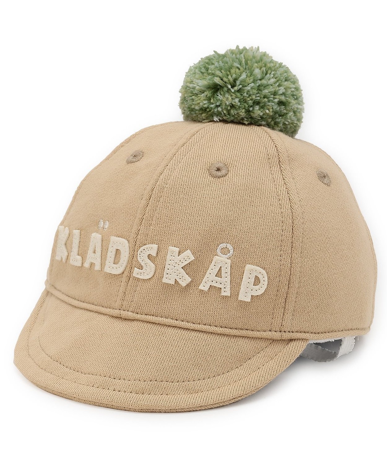 kladskap ロゴボンボン裏毛キャップ ナルミヤオンライン マタニティウェア・ベビー用品 その他のベビーグッズ ベージュ【送料無料】