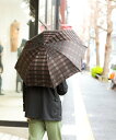 BEAMS JAPAN 槙田商店 / Shade check 折りたたみ傘 ビームス ジャパン ファッション雑貨 傘・長傘 ネイビー グリーン ブルー ブラウン...