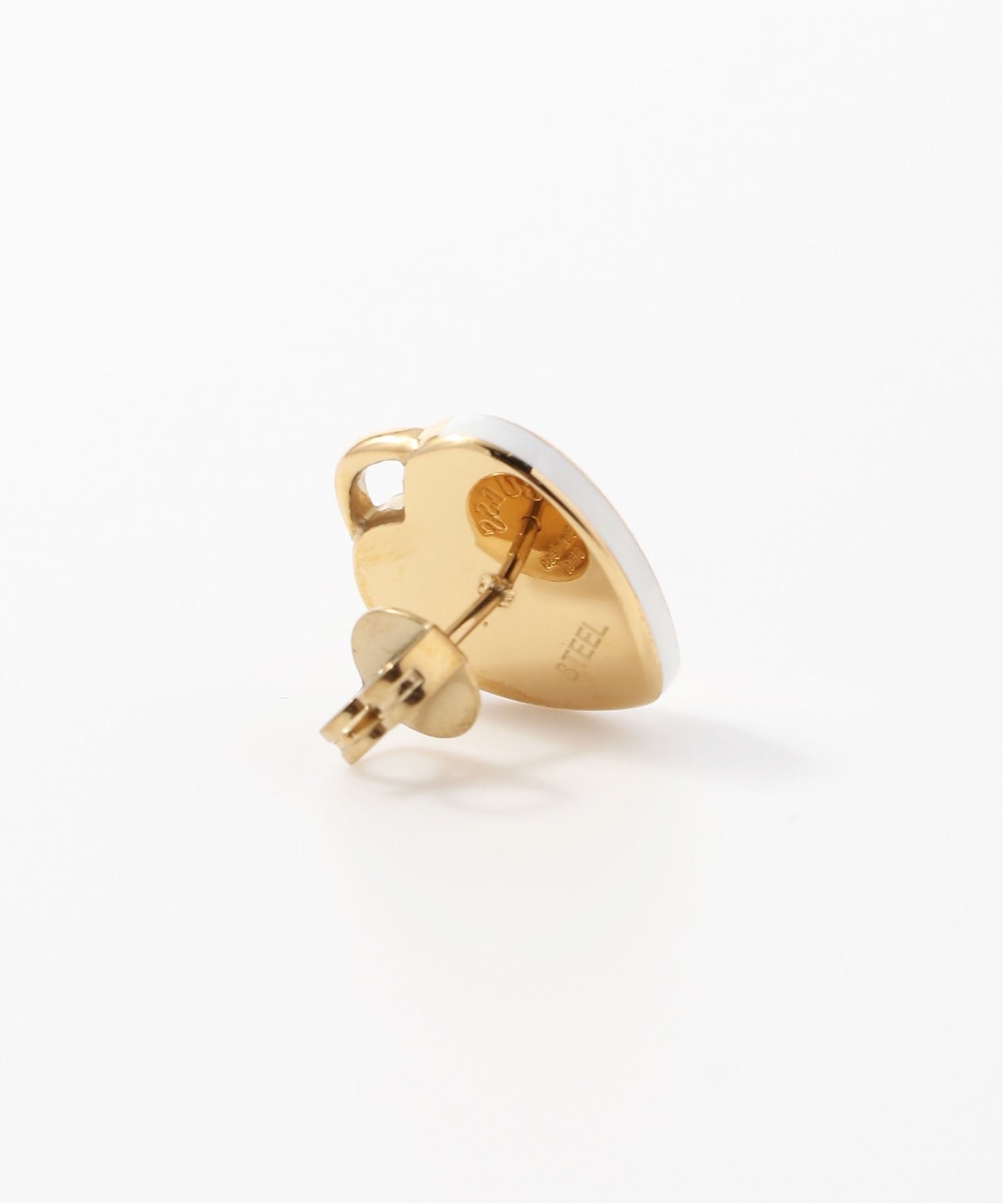 GUESS GUESS アクセサリー ピアス (W)GUESS AMORE 14MM HEART STUDS ゲス アクセサリー・腕時計 ピアス ホワイト【送料無料】