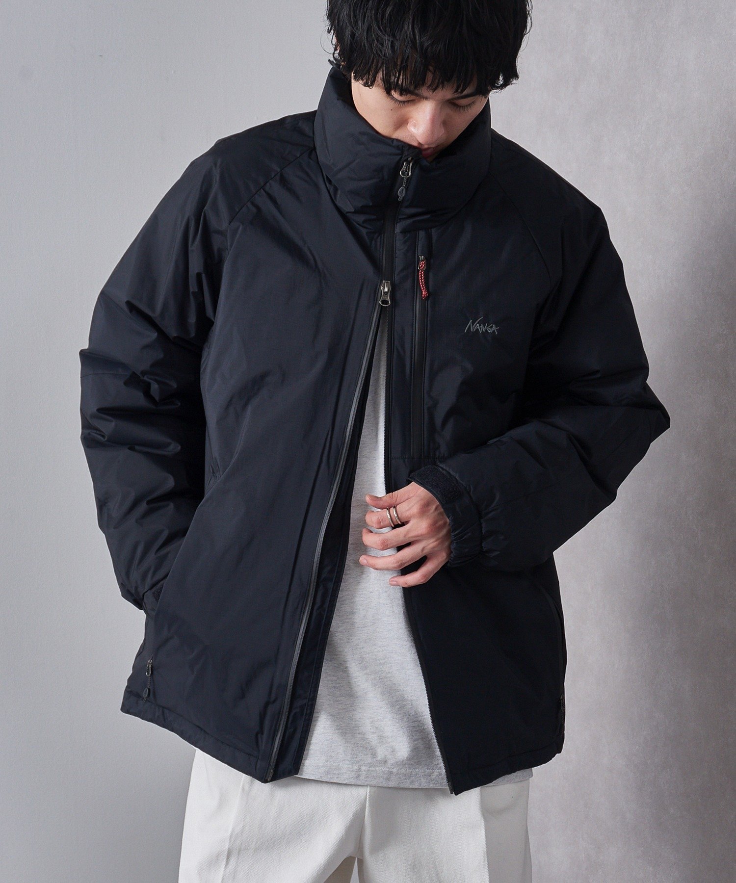【SALE／1%OFF】NANGA NANGA/AURORA TEX STAND COLLAR DOWN JACKET カセットチャート ジャケット・アウ..
