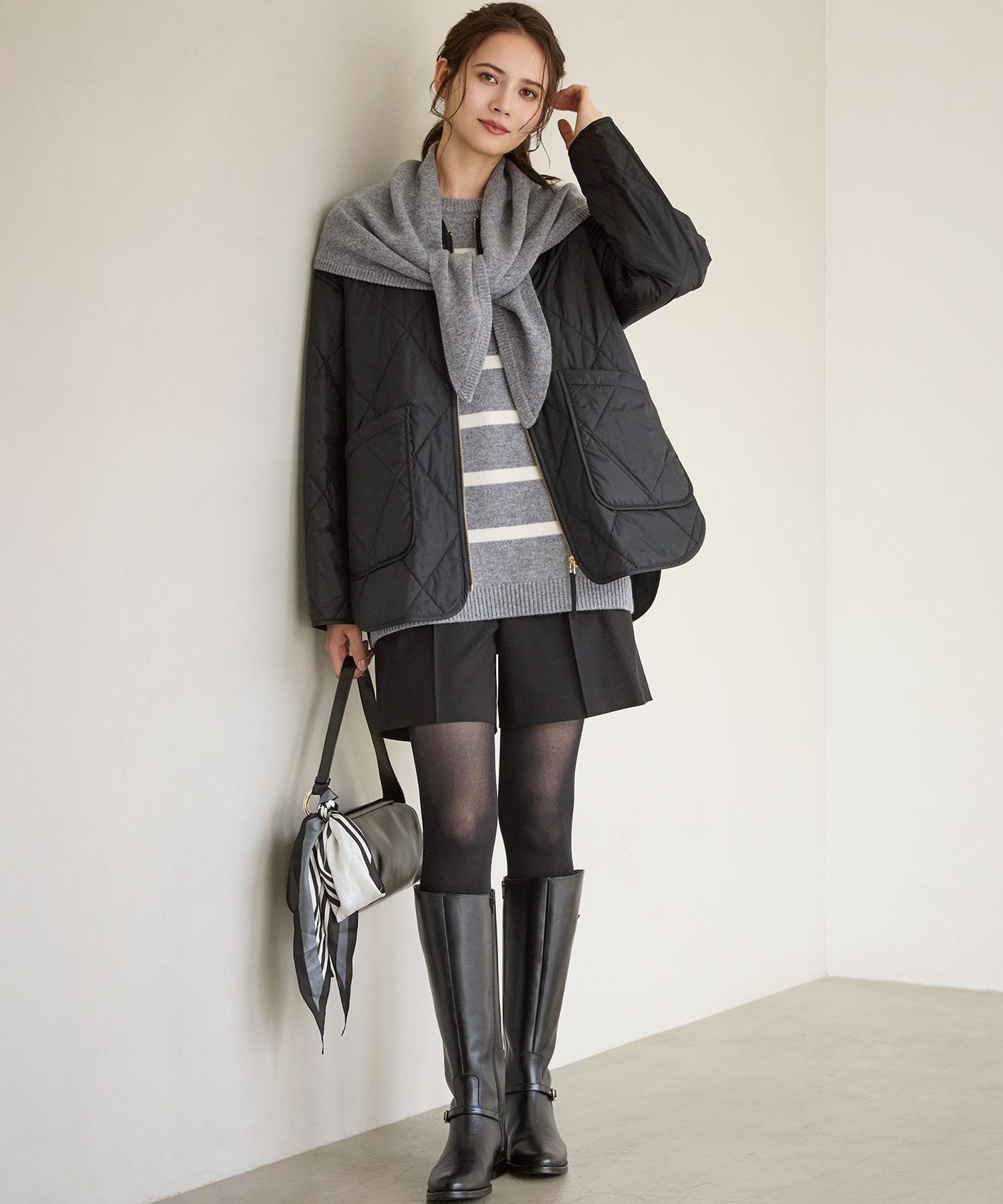 23区 S 【SLOW/一部店舗限定】TRストレッチ ショートパンツ ニジュウサンク パンツ その他のパンツ ブラック