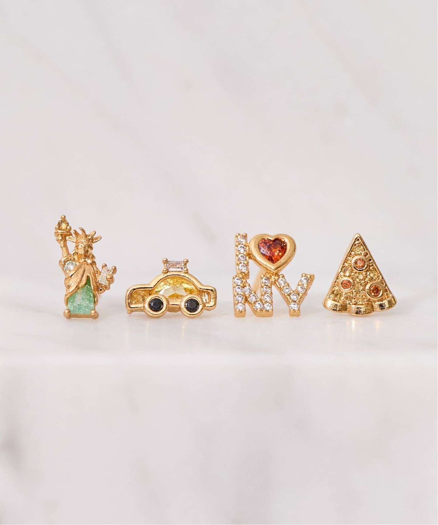 JOURNAL STANDARD L'ESSAGE 《WEB限定予約》Girlscrew/ガールズクルー Big Apple ピアス(4ピース1セット) ジャーナルスタンダード レサージュ アクセサリー・腕時計 ピアス ゴールド【送料無料】