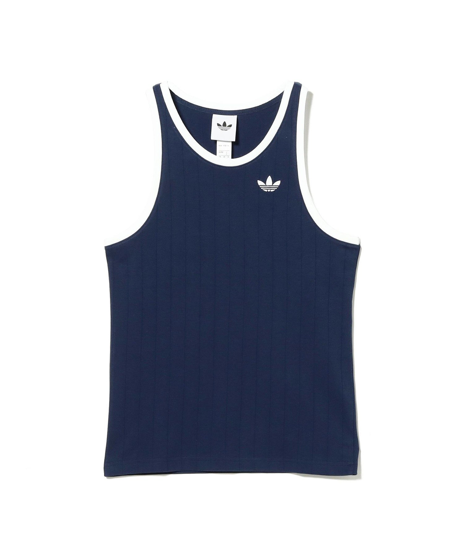 adidas / ドロップ ニードル タンクトップ ビームス ウイメン トップス カットソー・Tシャツ ブルー ホワイト