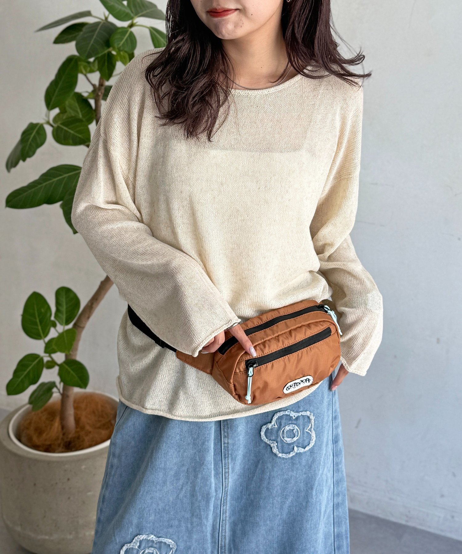CPCM クルーネックシアーニット シーピーシーエム トップス ニット ネイビー ホワイト ブラック レッド【送料無料】