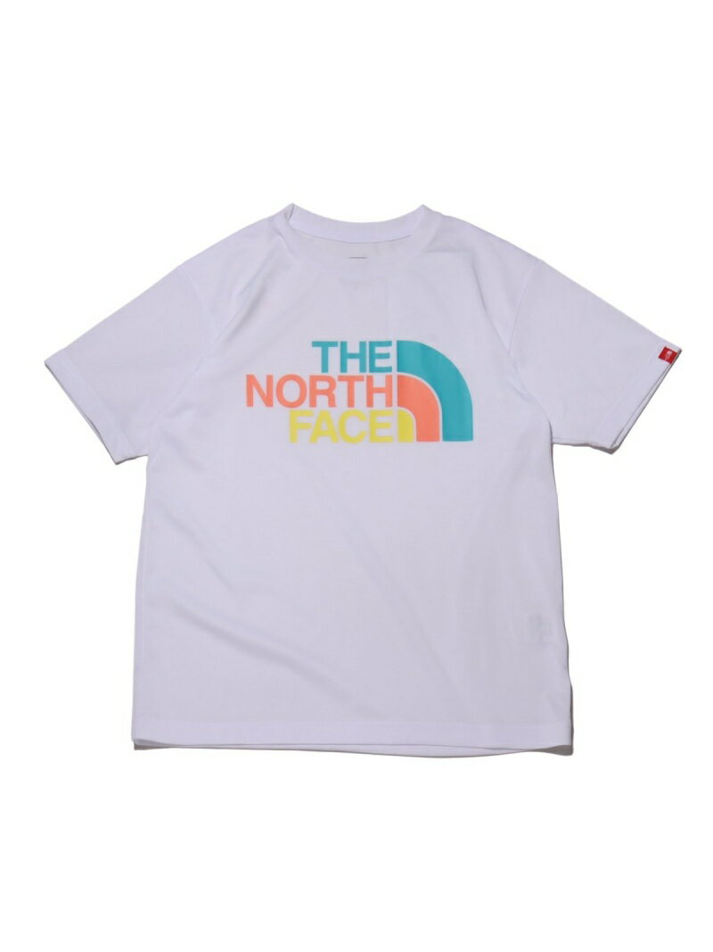 THE NORTH FACE THE NORTH FACE S/S COLORFUL LOGO TEE アトモスピンク カットソー Tシャツ ホワイト【送料無料】