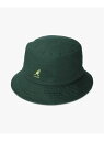 KANGOL KANGOL Kids Washed Bucket オーバーライド 帽子 ハット グリーン ブラック ホワイト【送料無料】