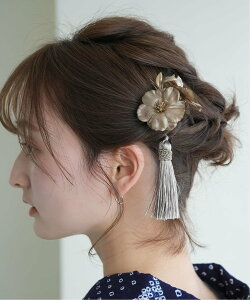 utatane utatane/(W)髪飾り Uピン2点セット ヘアアクセ 大正ロマン レトロ くすみカラー ニュアンスカラー 浴衣 ゆかた 浴衣ヘア 振袖 袴 成人式 卒業式 ウタタネ 着物・浴衣・和装小物 和装小物 ベージュ レッド