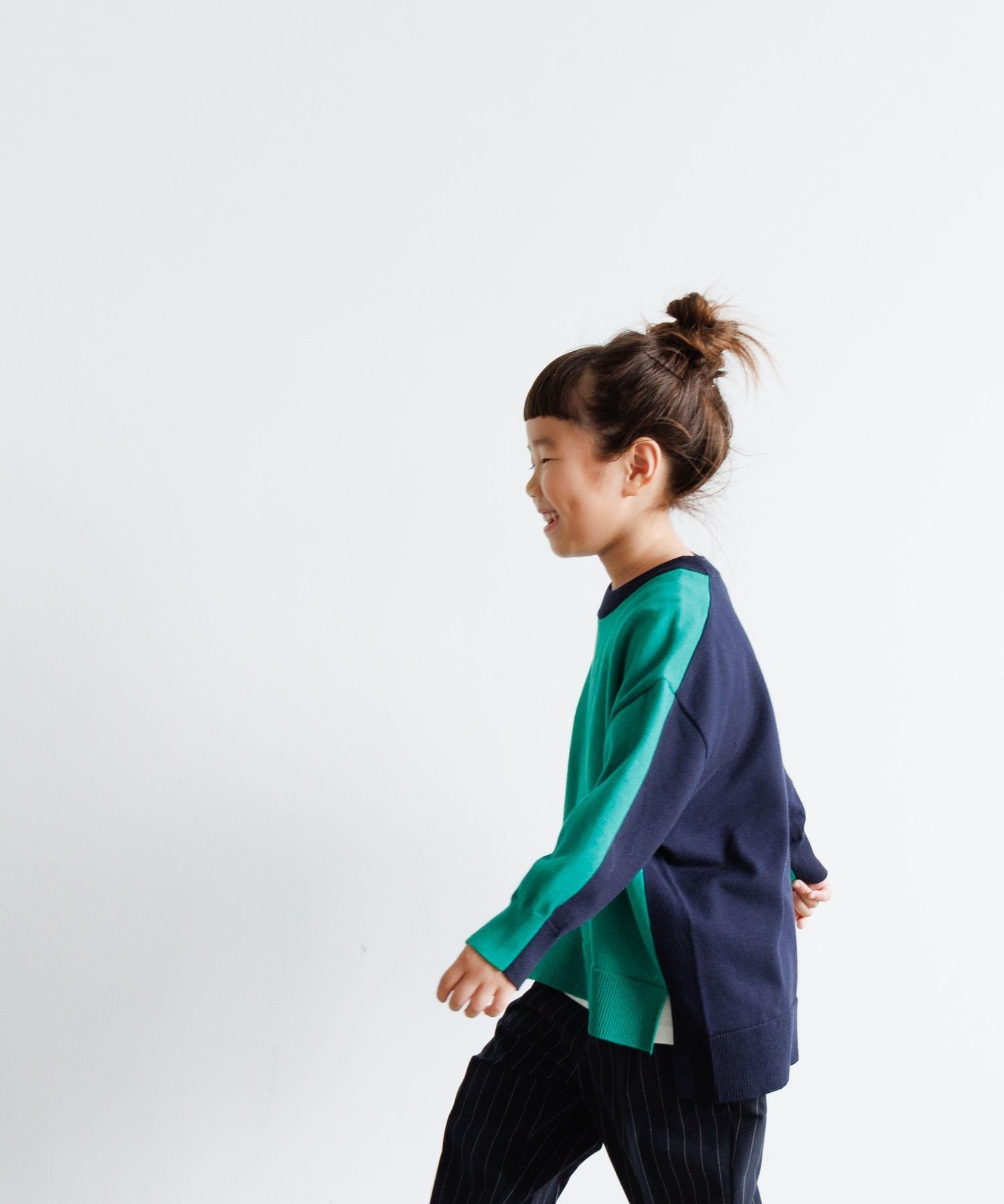 LOWRYS FARM (K)K/ハイショクニットPO ローリーズファーム トップス ニット グリーン グレー ピンクのサムネイル