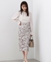 【SALE／30 OFF】PROPORTION BODY DRESSING フラワーカットワークタイトスカート 24SS プロポーションボディドレッシング スカート その他のスカート ホワイト グレー イエロー【送料無料】