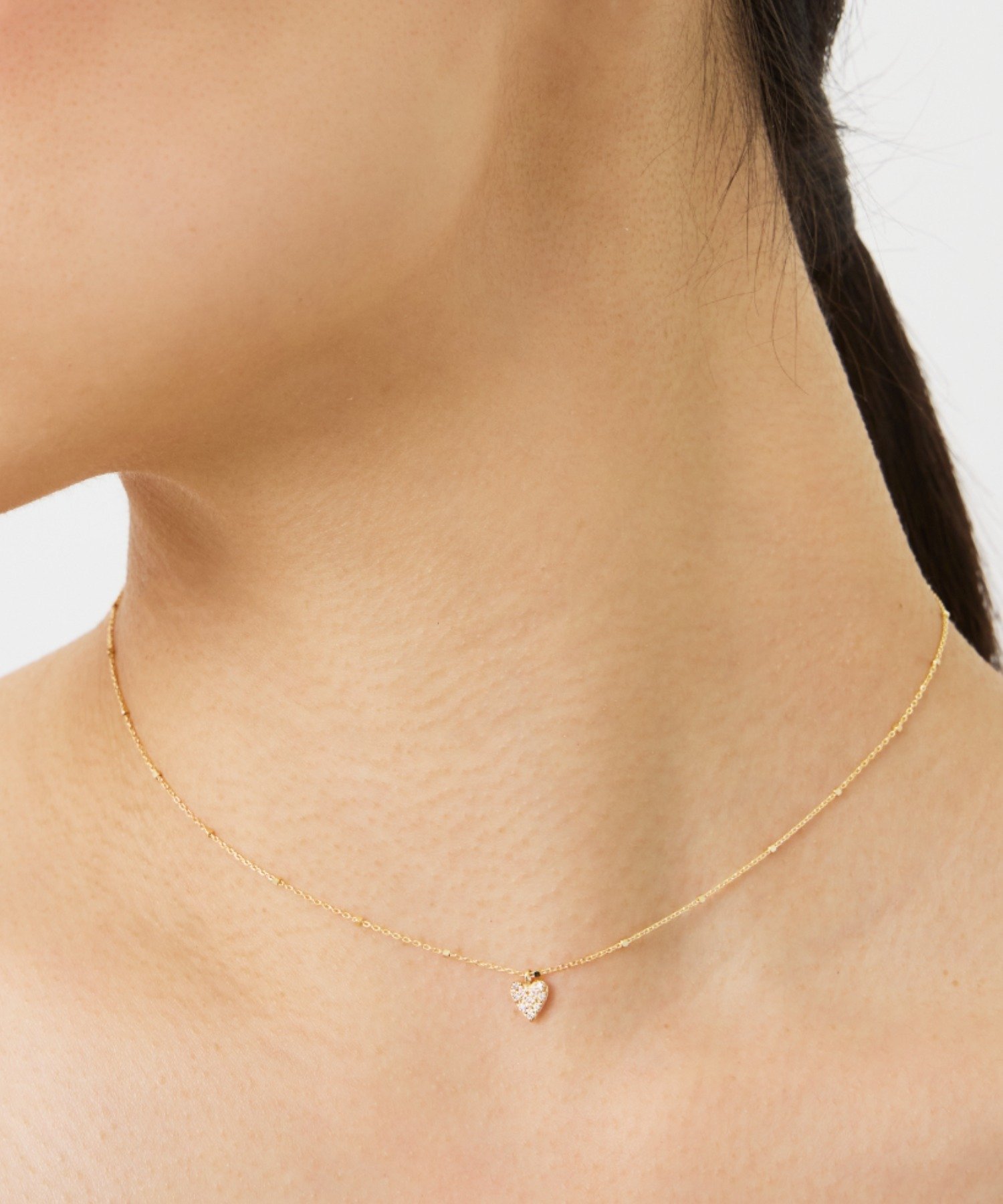 les bon bon les bonbon/ Ava diamond choker / アヴァ ダイヤモンド チョーカー フォブ アクセサリー・腕時計 ネックレス ゴールド【送料無料】