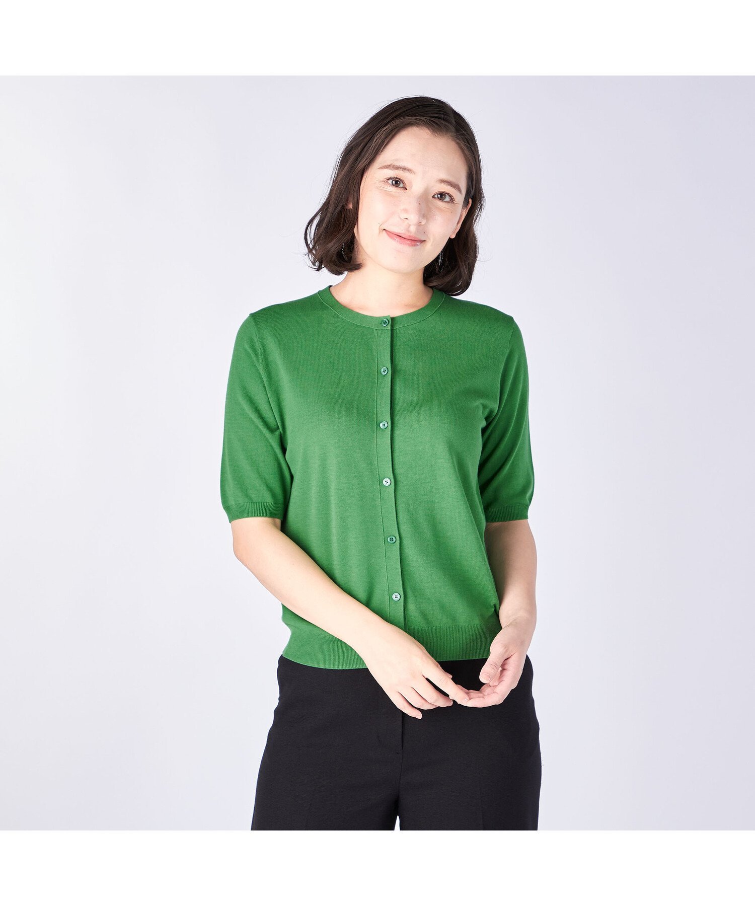 【SALE／50%OFF】KEITH 【Lサイズ】LEIKAニット キース トップス ニット ブラック ホワイト ピンク グリーン【送料無料】