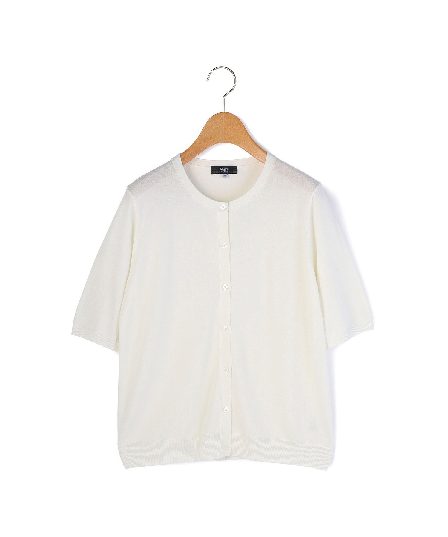 KEITH 【Lサイズ】LEIKAニット キース トップス ニット ブラック ホワイト ピンク グリーン