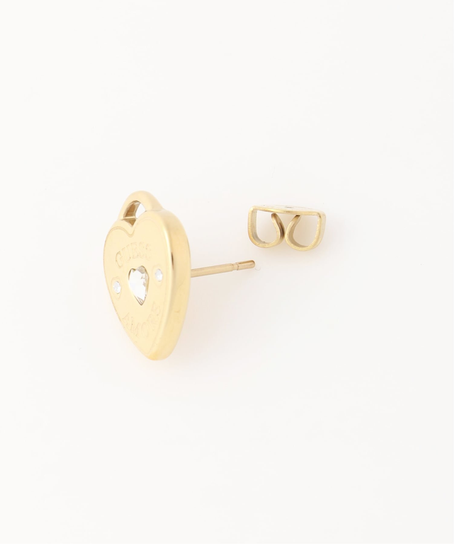 GUESS GUESS アクセサリー ピアス (W)GUESS AMORE 14MM HEART STUDS ゲス アクセサリー・腕時計 ピアス ゴールド【送料無料】