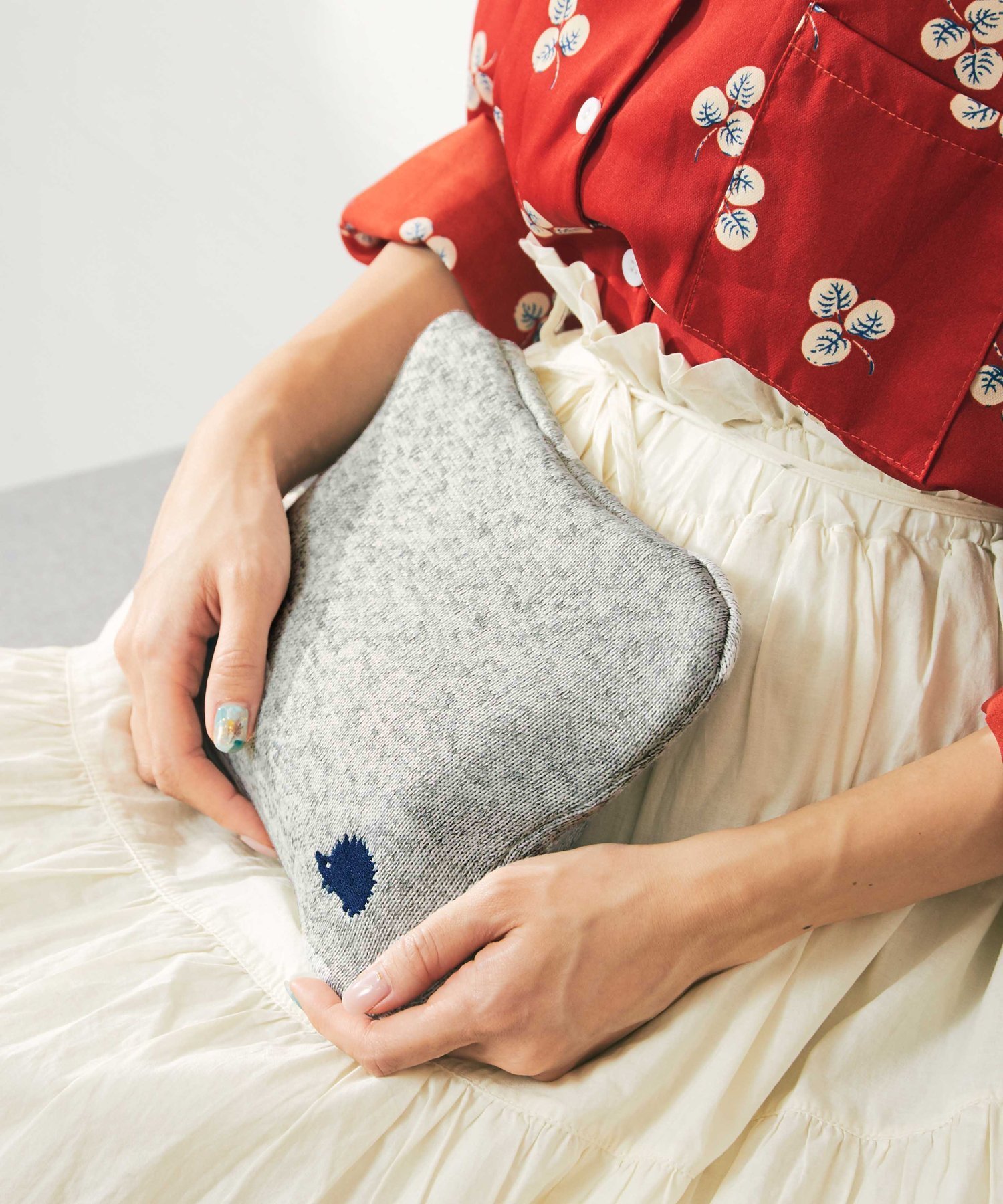 SCANDINAVIAN FOREST SCANDINAVIANFOREST スカンジナビアンフォレスト 蓄熱式湯たんぽ ローラ インテリア・生活雑貨 その他のインテリア・生活雑貨 グレー ブルー