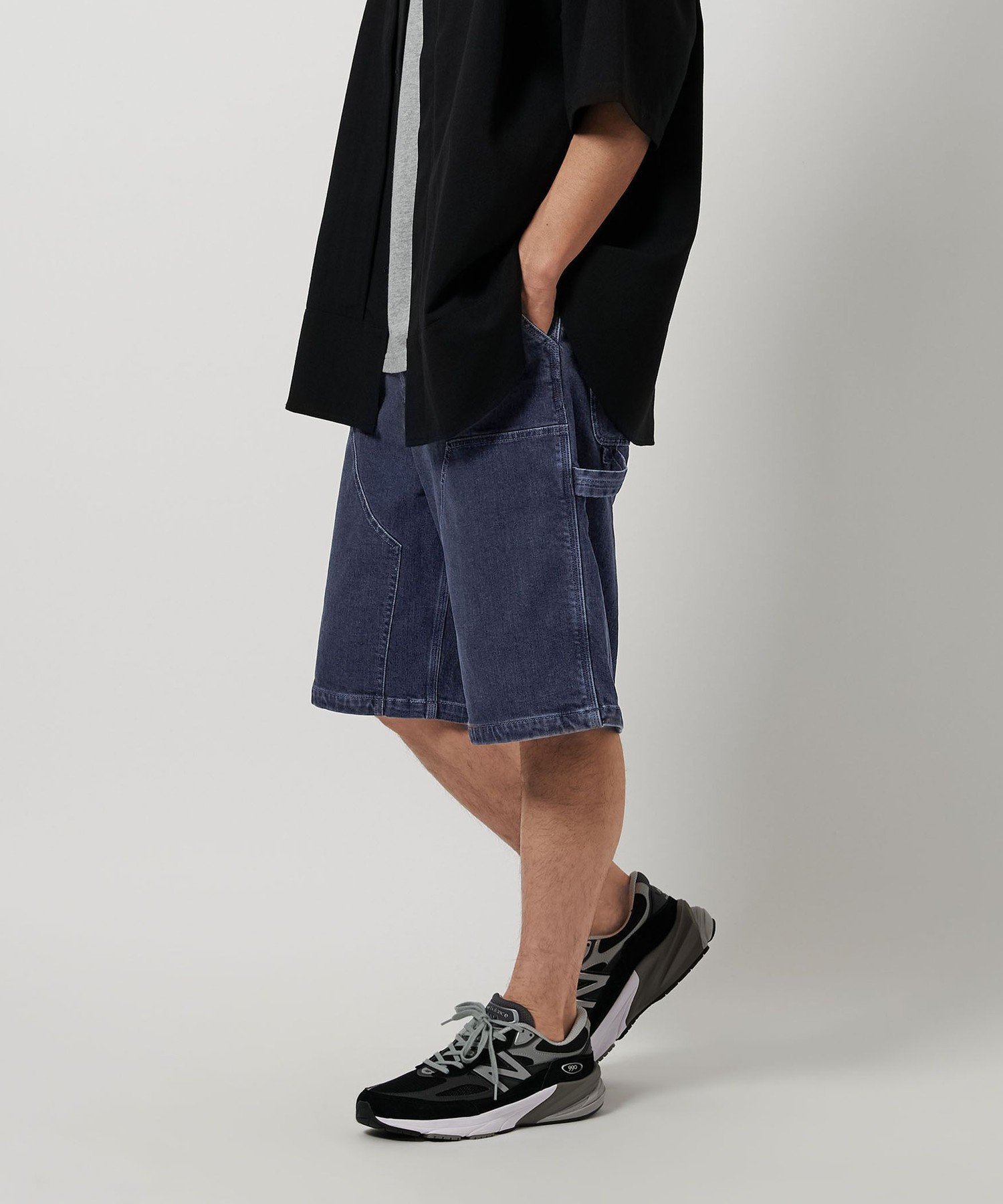 ＜koti BEAUTY&YOUTH＞ コーデュラ デニム ショーツ ユナイテッドアローズ アウトレット パンツ その他のパンツ グレー