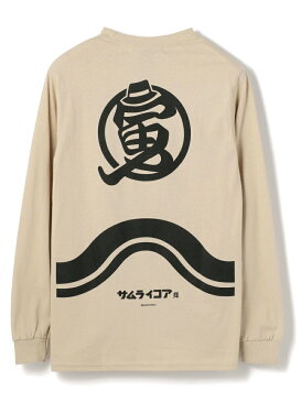【SALE/30%OFF】LHP 男はつらいよ×SAMURAICORE(サムライコア)/別注寅マークL/STEE エルエイチピー カットソー Tシャツ ベージュ ホワイト ブラック【送料無料】
