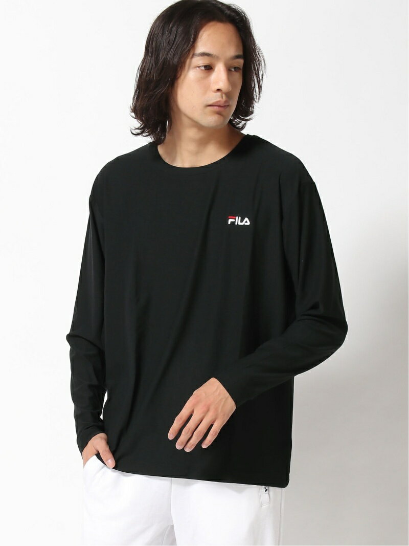 【SALE／52%OFF】FILA FILA/(M)ビヨンド天竺 長袖Tシャツ ニッキー トップス カットソー・Tシャツ ブラック ブルー グレー ホワイトのサムネイル