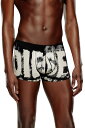【SALE/20%OFF】DIESEL メンズ ボクサーパンツ ディーゼル インナー・ルームウェア ボクサーパンツ・トランクス ブラック レッド【送料無料】