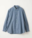 ユナイテッドアローズ 【SALE／15%OFF】Steven Alan ＜Steven Alan＞ シャンブレー レギュラーカラー シャツ -ALINE ビューティー＆ユース　ユナイテッドアローズ トップス シャツ・ブラウス ネイビー ブラック【送料無料】