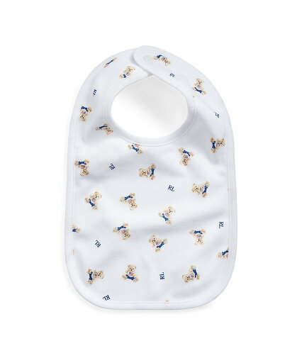 POLO RALPH LAUREN (ベビー)Poloベア コットン インターロック ビブ ラルフローレン マタニティウェア・ベビー用品 スタイ・よだれかけ ホワイト【送料無料】 POLO RALPH LAUREN (ベビー)Poloベア コットン インターロック ビブ ラルフローレン マタニティウェア・ベビー用品 スタイ・よだれかけ ホワイト【送料無料】