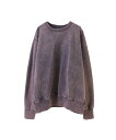 CONVERSE TOKYO BACK STAR★ PATCH CHEMICAL WASH SWEAT コンバーストウキョウ トップス スウェット・トレーナー ネイビー パープル ブラック【送料無料】