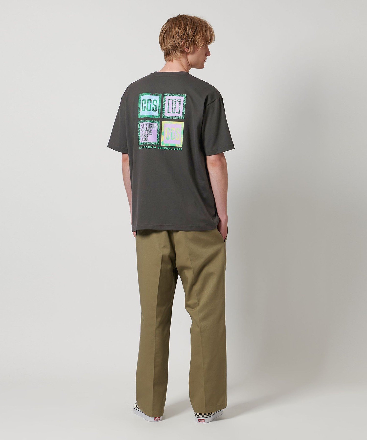 【SALE／50%OFF】California General Store ＜CGS.＞ オーガニックコットン フォー レクトアングル Tシャツ ユナイテッドアローズ アウトレット トップス カットソー・Tシャツ グレー
